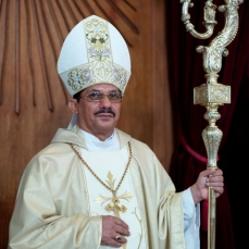 Mgr. Karel Choennie, bishop of Paramaribo